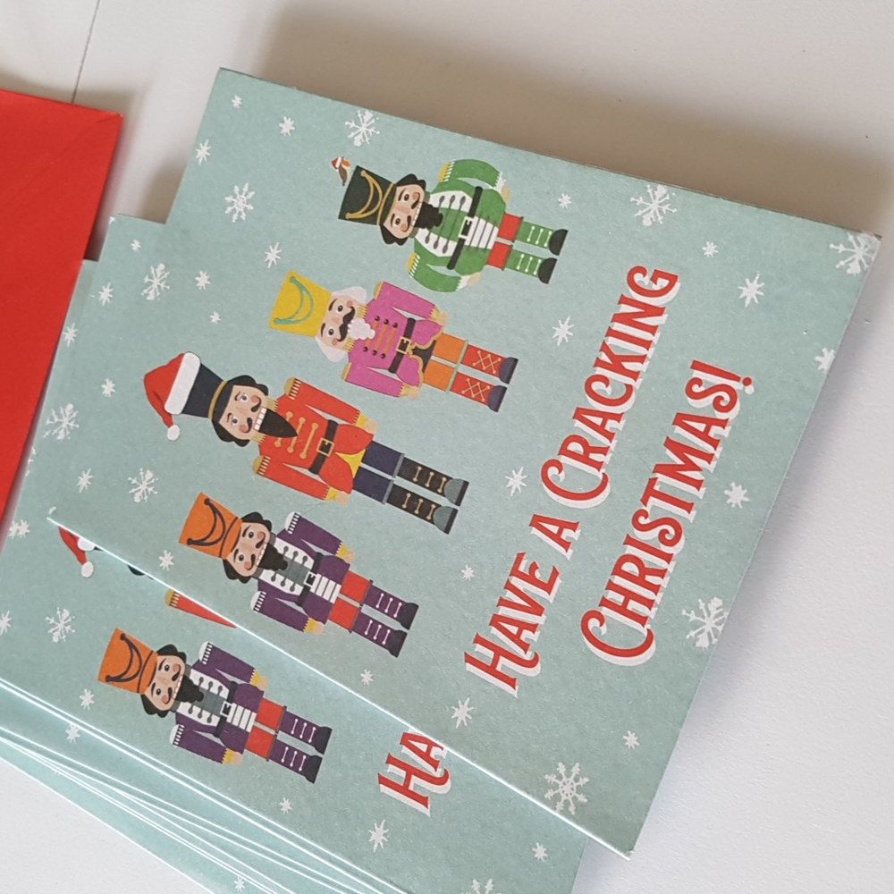 🎅🏼2/26$ NEW 20 Merry Christmas Holiday Cards with Envelopes 5"x7" In. Ap